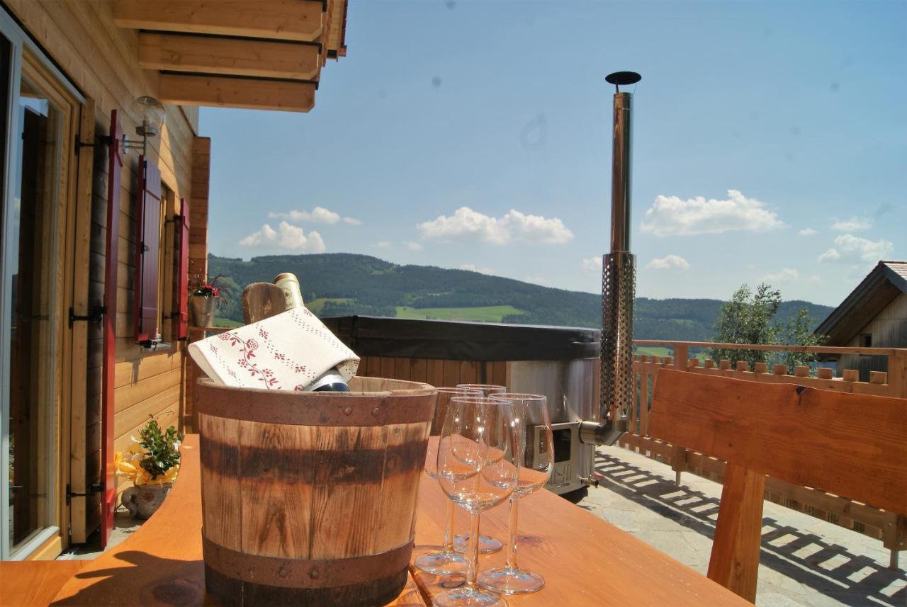 Bergchalet Am Waldrand - Pool, Sauna & Kamin Pöllauberg المظهر الخارجي الصورة
